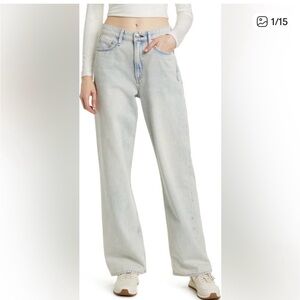 rag & bone Logan Wideleg Jean - icefall